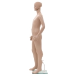 Manichino Bambino Figura Intera Base in Vetro Beige 140 cm