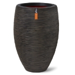 Capi Vaso Nature Rib Elegante Deluxe 45x72 cm Marrone Scuro