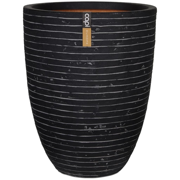 Capi Vaso Nature Row Elegante Basso 46x58 cm Antracite KRWZ783