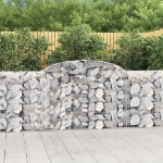 Cesti Gabbioni ad Arco 20 pz 300x30x100/120 cm Ferro Zincato