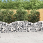 Cesto Gabbione ad Arco 200x30x60/80 cm Ferro Zincato