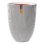 Capi Vaso Elegante Groove 34x46 cm Avorio