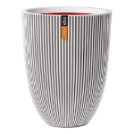 Capi Vaso Elegante Groove 46x58 cm Avorio