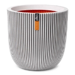 Capi Vaso Groove 35x34 cm Avorio