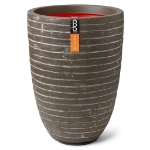 Capi Vaso Nature Row Elegante Basso 46x58 cm Verde Oliva