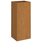 Fioriera 32x27,5x75 cm Acciaio Corten