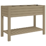 Fioriera da Giardino Marrone Chiaro 110x45x79 cm Polipropilene