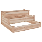 Fioriera Rialzata da Giardino 120x120x56cm Legno Massello Abete