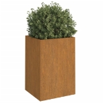 Fioriera 42x38x75 cm Acciaio Corten