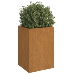 Fioriera 52x48x75 cm Acciaio Corten