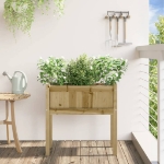 Fioriera Giardino con Gambe 70x31x70 cm Legno Pino Impregnato