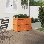 Fioriera Giardino Marrone Cera 90x50x70 cm Legno Massello Pino