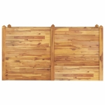 Fioriera Rialzata da Giardino 160x60x84cm Legno Massello Acacia