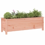 Fioriera Rialzata Giardino 119,5x40x39cm Legno Massello Douglas