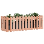 Fioriera Rialzata Giardino Recinzione 150x50x50cm Legno Douglas