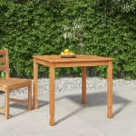 Tavolo da Pranzo da Giardino 85x85x75 cm Legno Massello di Teak