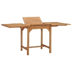 Tavolo da Giardino Estensibile (110-160)x80x75 cm Massello Teak