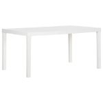 Tavolo da Giardino 150x90x72 cm in PP Bianco