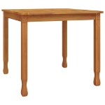 Tavolo da Pranzo da Giardino 85x85x75 cm Legno Massello di Teak