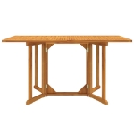 Tavolo Giardino Pieghevole a Farfalla 150x90x75cm Massello Teak