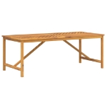 Tavolo da Pranzo da Giardino 200x90x74 cm Legno Massello Acacia