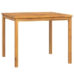 Tavolo da Pranzo da Giardino 90x90x74 cm Legno Massello Acacia