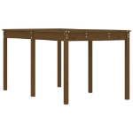 Tavolo da Giardino Miele 159,5x82,5x76cm Legno Massello di Pino