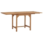 Tavolo da Giardino Estensibile (110-160)x80x75 cm Massello Teak