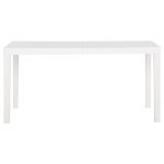 Tavolo da Giardino 150x90x72 cm in PP Bianco