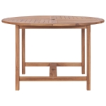 Tavolo da Pranzo da Giardino Ø110x75 cm Legno Massello di Teak