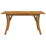 Tavolo da Giardino 150x90x75 cm Legno Massello di Acacia