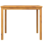 Tavolo da Pranzo da Giardino 90x90x74 cm Legno Massello Acacia