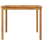 Tavolo da Pranzo da Giardino 90x90x74 cm Legno Massello Acacia