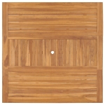 Tavolo da Giardino 150x150x76 cm in Legno Massello di Teak