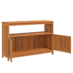 Tavolo Consolle da Giardino 110x35x75 cm Legno Massello Acacia