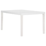 Tavolo da Giardino 150x90x72 cm in PP Bianco