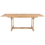 Tavolo da Pranzo Allungabile 150-200x100x75 cm Massello di Teak