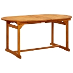 Tavolo da Pranzo per Esterni (160-240)x100x75cm Massello Acacia