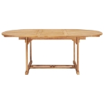 Tavolo da Pranzo Allungabile 150-200x100x75 cm Massello di Teak