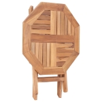 Tavolo da Giardino Pieghevole 45x45x45 cm in Legno di Teak