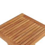 Tavolo da Giardino Pieghevole 45x45x45 cm in Legno di Teak