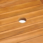 Tavolo da Giardino 150x90x75 cm in Legno Massello di Teak