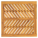 Tavolo da Pranzo da Giardino 90x90x74 cm Legno Massello Acacia