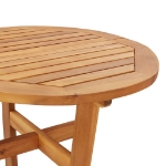 Tavolo da Bar da Giardino Ø60x105 cm Legno Massello di Acacia