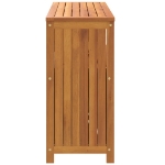 Tavolo Consolle da Giardino 110x35x75 cm Legno Massello Acacia