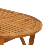 Tavolo da Giardino 150x90x75 cm Legno Massello di Acacia