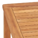 Tavolo da Pranzo da Giardino 140x80x77 cm in Massello di Teak