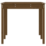 Tavolo da Giardino Miele 159,5x82,5x76cm Legno Massello di Pino