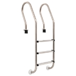 Scaletta per Piscina 3 Gradini in Acciaio Inox 304 120 cm