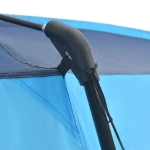 Tenda per Piscina in Tessuto 660x580x250 cm Blu